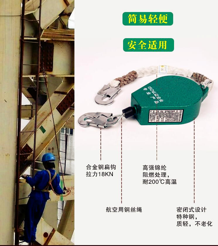 高空防墜落保護/安全防墜器使用措施